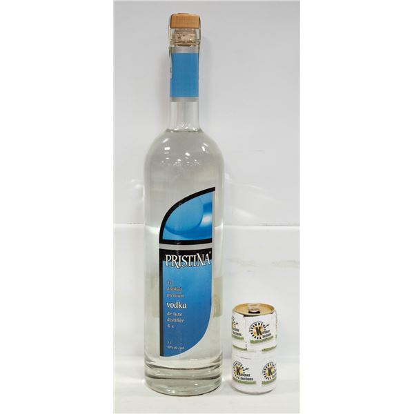 PRISTINA 4X DISTILLED PREMIUM VODKA 3L 40%