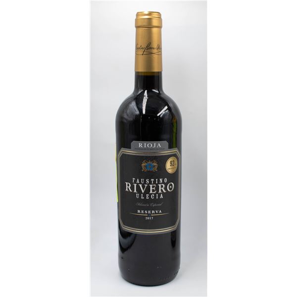 2017 FAUSTINO RIVERO ULECIA RESERVA WINE 750 ML