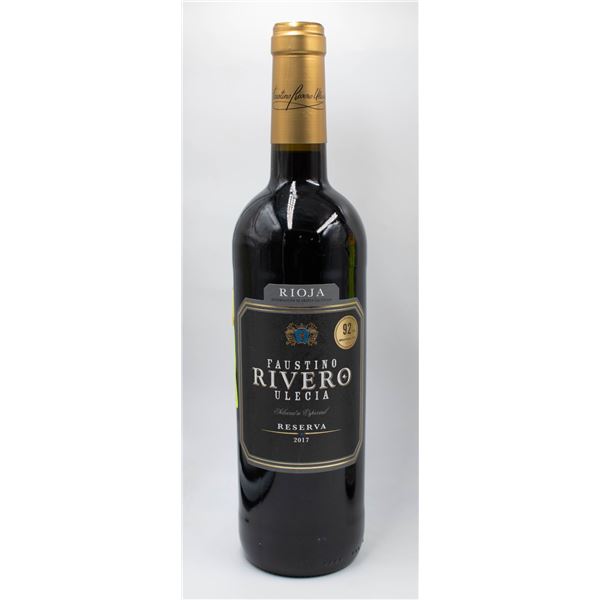 2017 FAUSTINO RIVERO ULECIA RESERVA WINE 750 ML