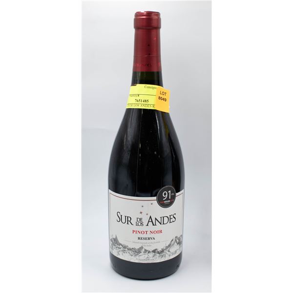 2021 SUR DE LOS ANDES RESERVA PINOT NOIR WINE
