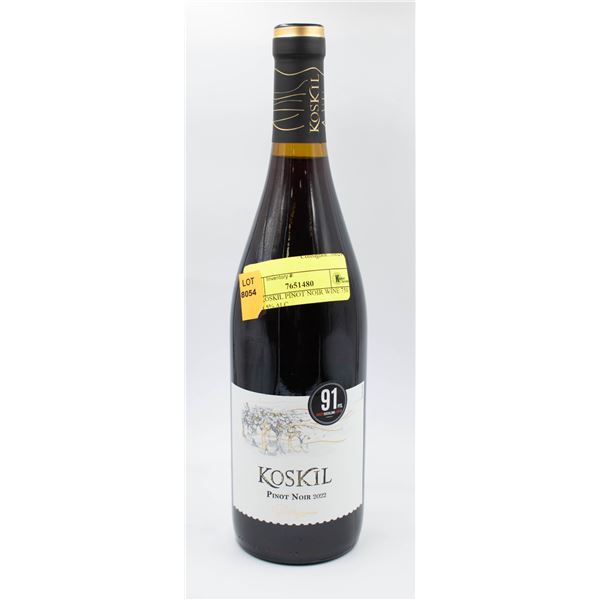 2022 KOSKIL PINOT NOIR WINE 750 ML 13.5% ALC