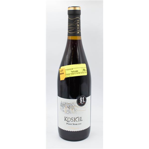 2022 KOSKIL PINOT NOIR WINE 750 ML 13.5% ALC
