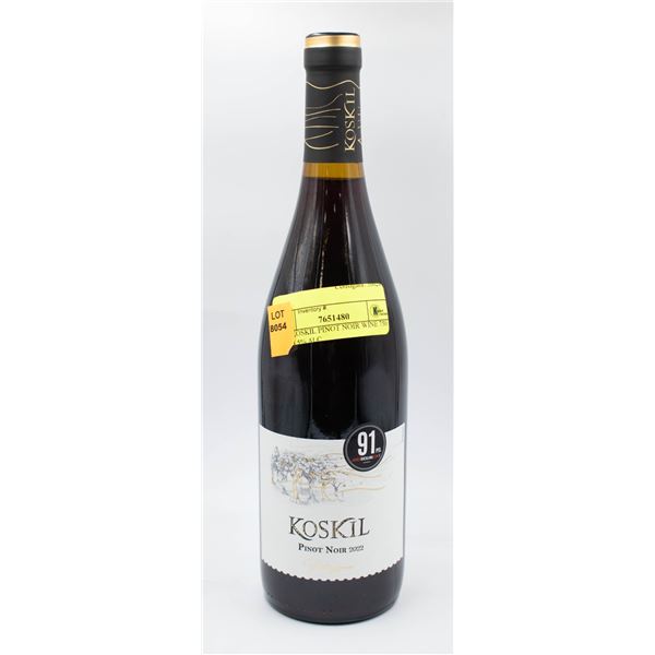 2022 KOSKIL PINOT NOIR WINE 750 ML 13.5% ALC