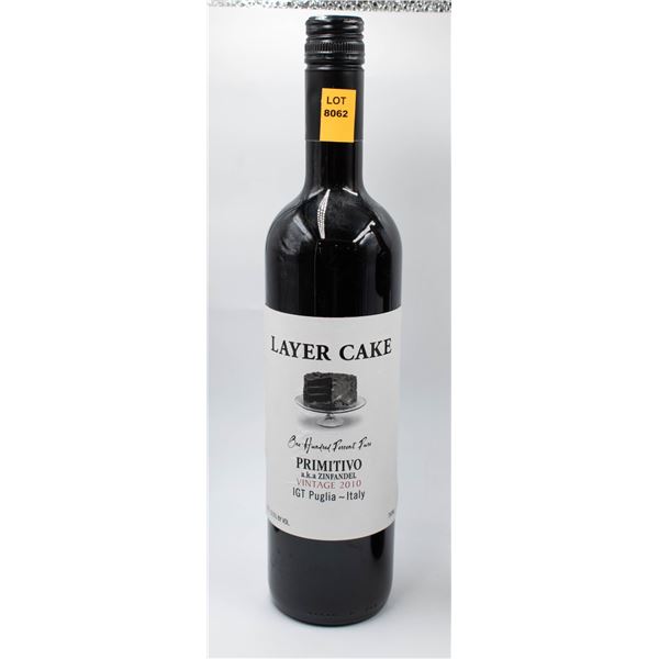 2010 LAYER CAKE PRIMITIVO ZINFANDEL 750ML 13.5%