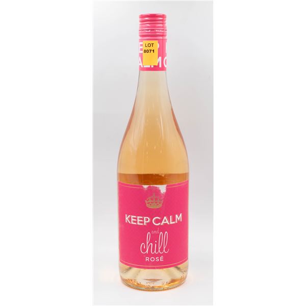 KEEP CALM AND CHILL ROSE WINE 750ML 12%