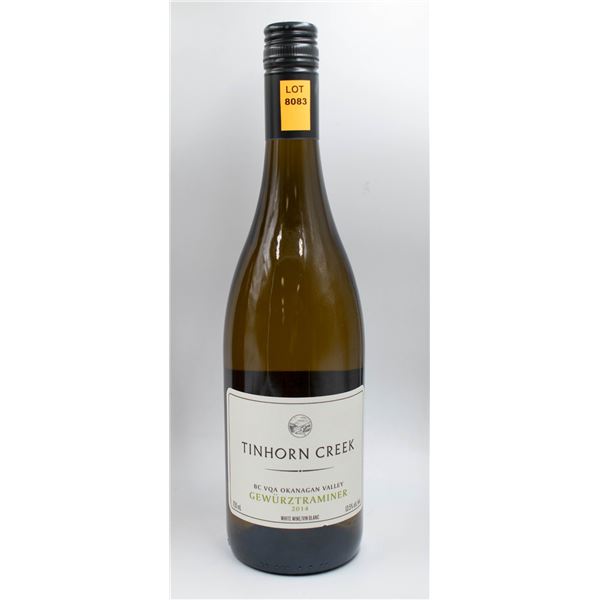 2014 TINHORN CREEK GEWURZTRAMINER WHITE WINE 750ML