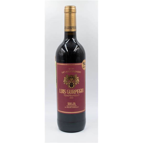 2021 LUIS GURPEGUI 147 ANIVERSARIO RIOJA 750 ML