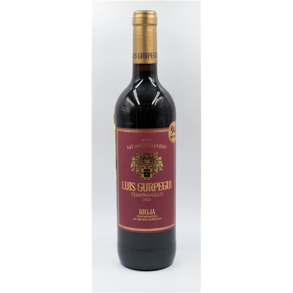 2021 LUIS GURPEGUI 147 ANIVERSARIO RIOJA 750 ML