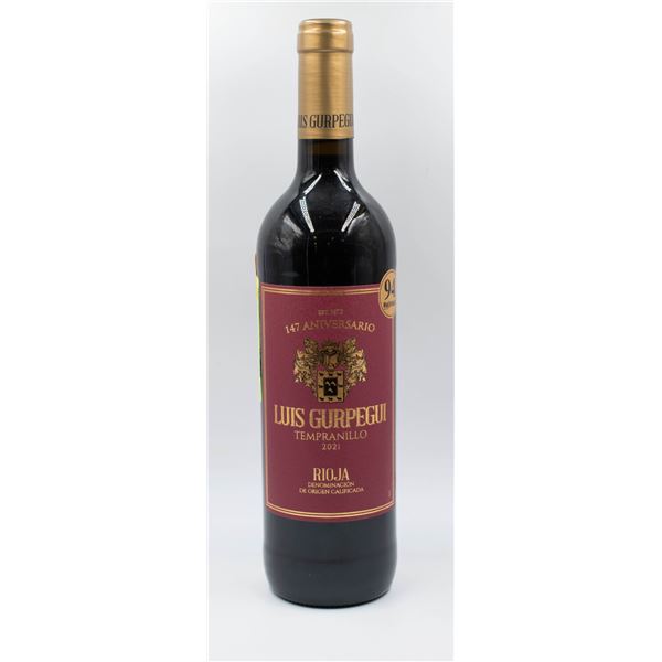 2021 LUIS GURPEGUI 147 ANIVERSARIO RIOJA 750 ML