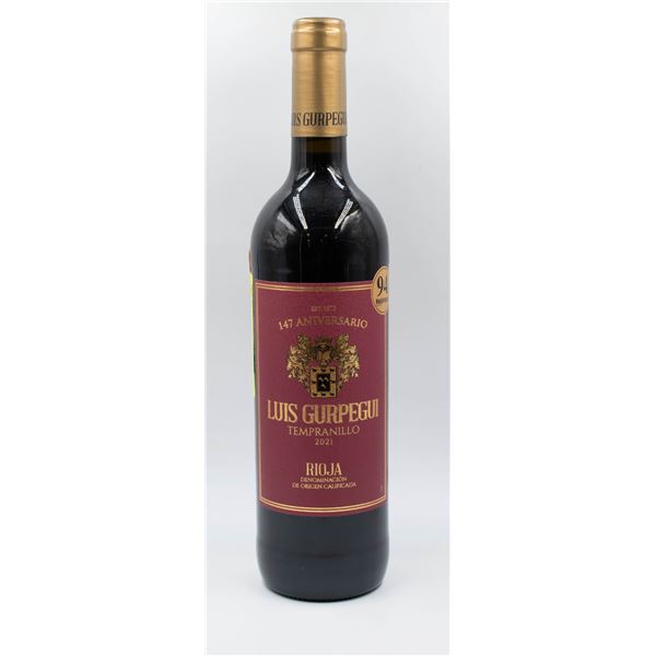 2021 LUIS GURPEGUI 147 ANIVERSARIO RIOJA 750 ML