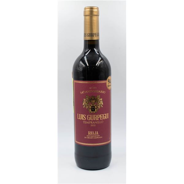 2021 LUIS GURPEGUI 147 ANIVERSARIO RIOJA 750 ML