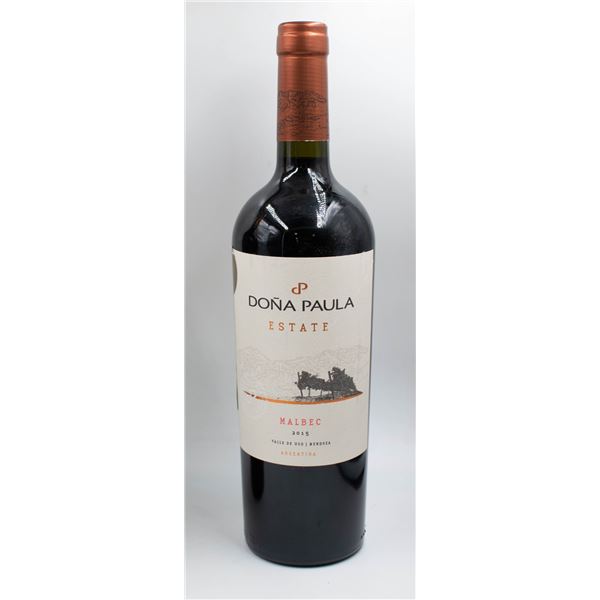 2015 DOÑA PAULA ESTATE MALBEC WINE 750ML