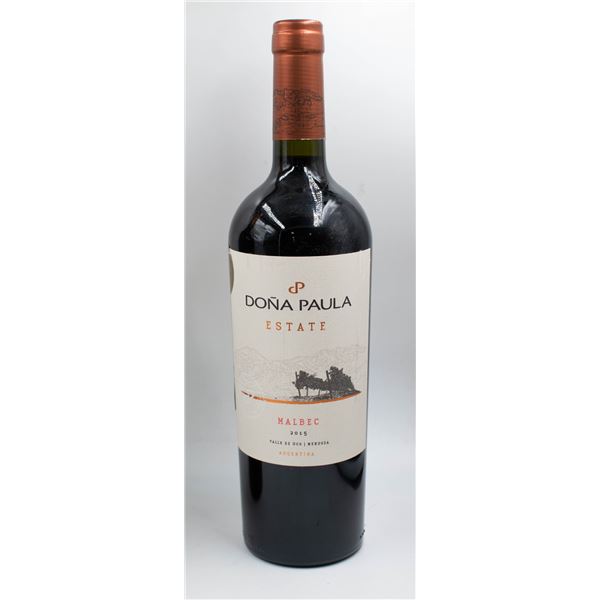 2015 DOÑA PAULA ESTATE MALBEC WINE 750ML