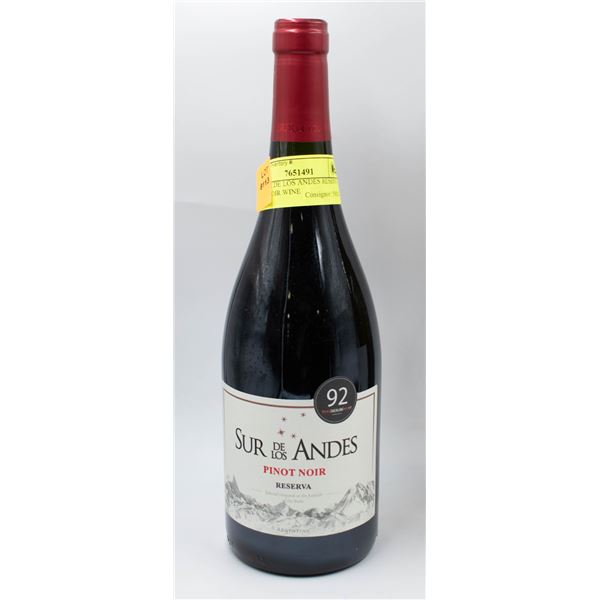 2020 SUR DE LOS ANDES RESERVA PINOT NOIR WINE