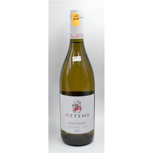 2013 ATTEMS PINOT GRIGIO 750ML 12.5%