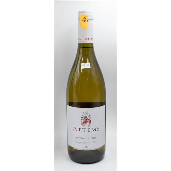 2013 ATTEMS PINOT GRIGIO 750ML 12.5%