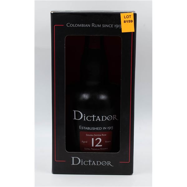 DICTADOR 12YR AGED ULTRA PREMIUM RESERVE COLOMBIAN