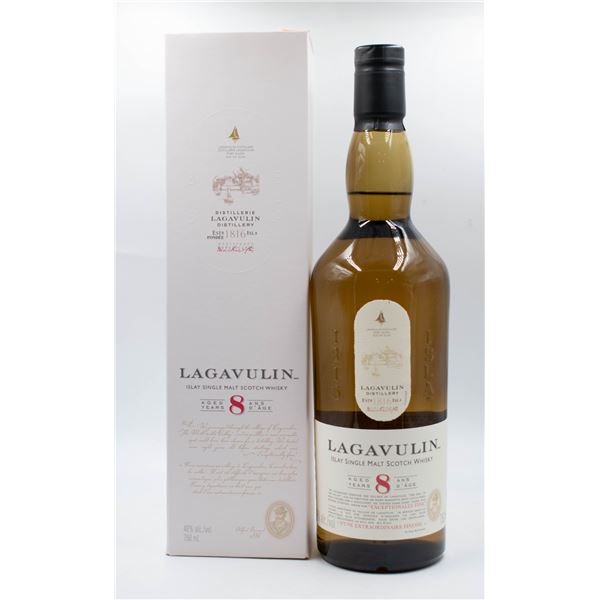 LAGAVULIN 8 YEAR AGED ISLAY SINGLE MALT SCOTCH