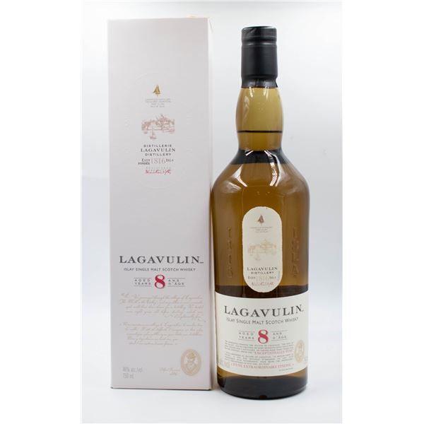 LAGAVULIN 8 YEAR AGED ISLAY SINGLE MALT SCOTCH