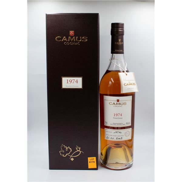 CAMUS COGNAC 1974 VINTAGE COGNAC 700ML 46%