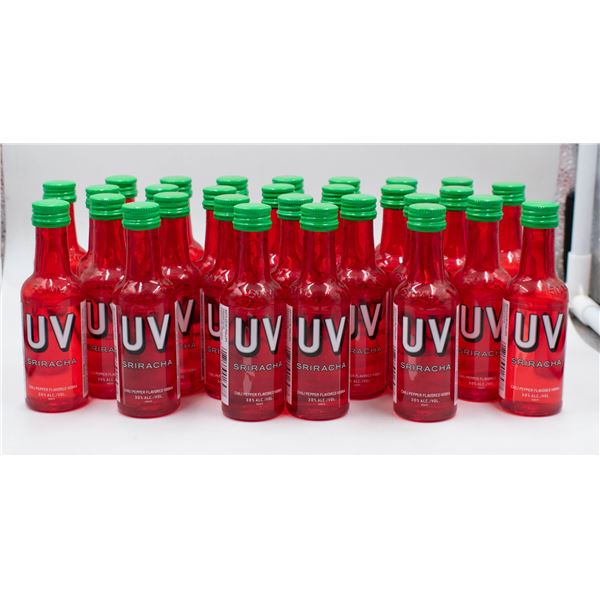 LOT OF UV SRIRACHA CHILI PEPPER FLAVORED VODKA