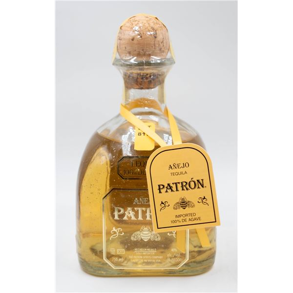 ANEJO PATRON TEQUILA 100% DE AGAVE 750ML 40%