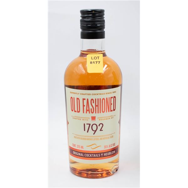 OLD FASHIONED 1792 CRAFTED COCKTAIL MADE WITH