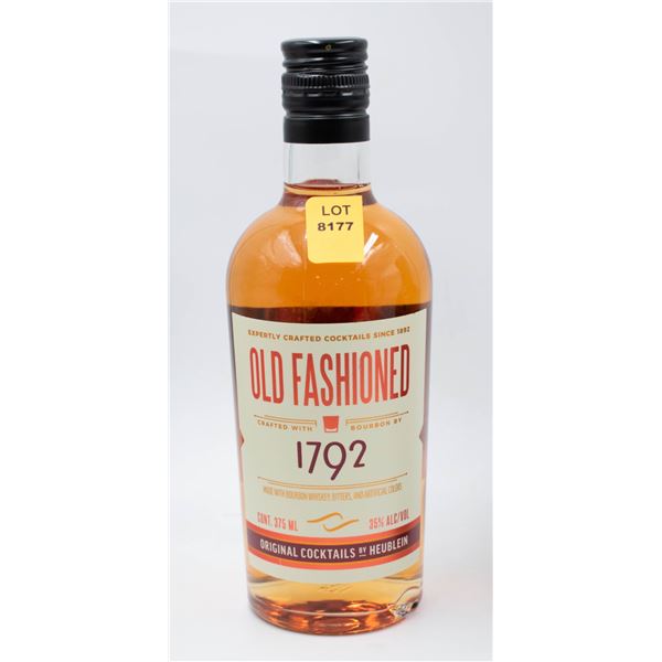 OLD FASHIONED 1792 CRAFTED COCKTAIL MADE WITH
