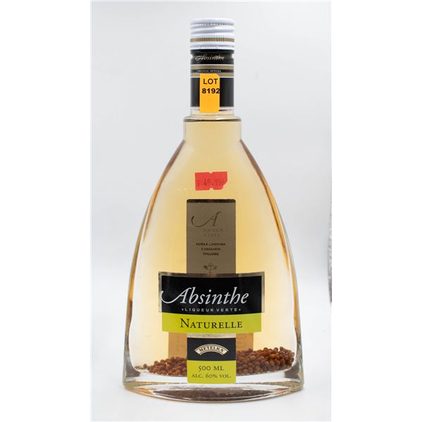 ABSINTHE LIQUEUR VERTE NATURELLE 500ML 60%