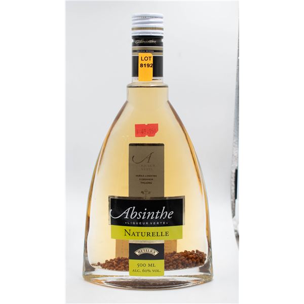 ABSINTHE LIQUEUR VERTE NATURELLE 500ML 60%