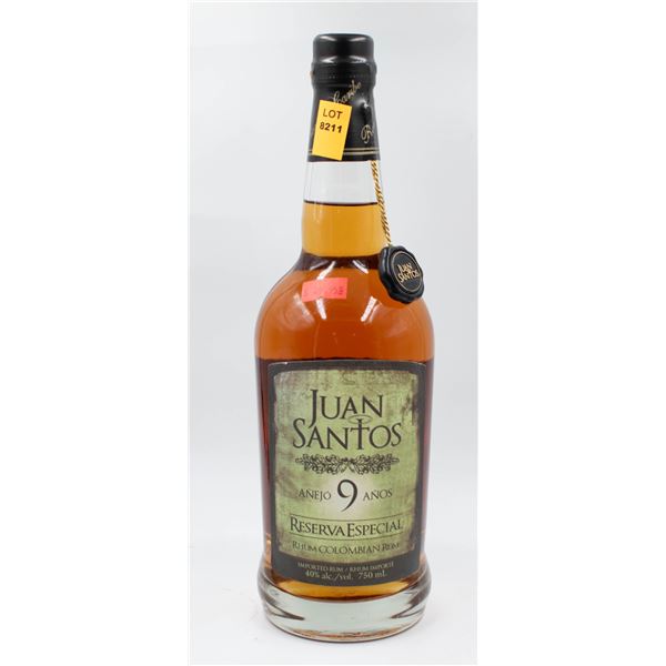 JUAN SANTOS ANEJO 9 YEAR RESERVA ESPECIAL