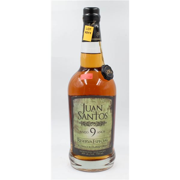 JUAN SANTOS ANEJO 9 YEAR RESERVA ESPECIAL