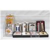 Image 1 : LOT OF ASSORTED STAINLESS STEEL FLASKS