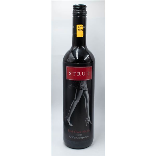 2012 RED OVER HEELS WINE 750ML 13.5%