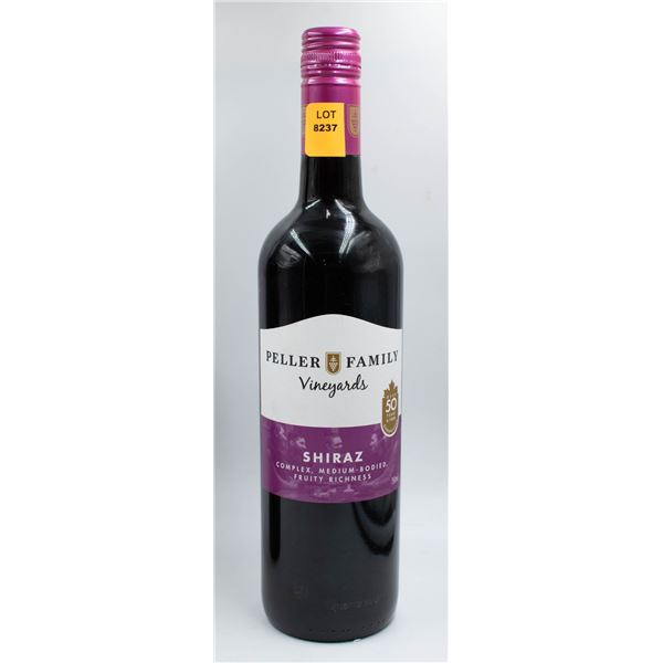 PELLER FAMILY VINEYARDS SHIRAZ 750ML 13%