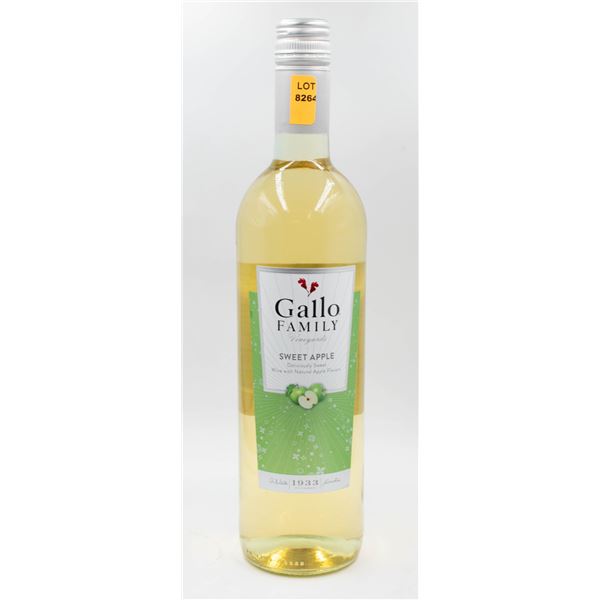 GALLO FAMILY SWEET APPLE WINE 750ML 9%