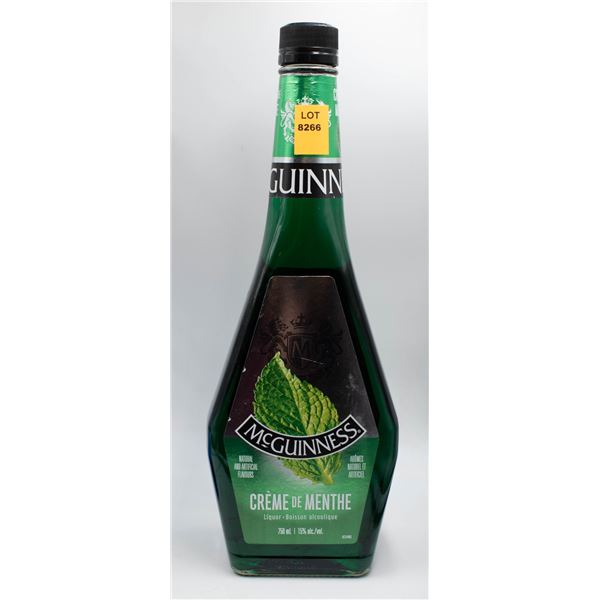 MCGUINNESS CREME DE MENTH LIQUOR 75ML 15%