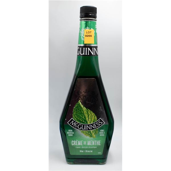MCGUINNESS CREME DE MENTH LIQUOR 75ML 15%