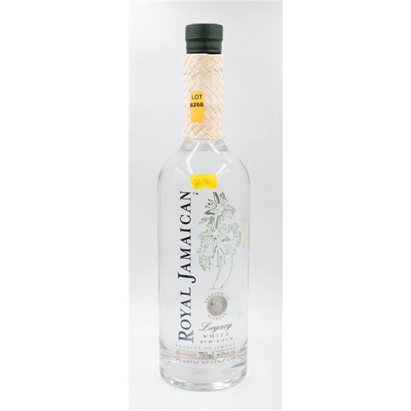 ROYAL JAMAICAN LEGACY WHITE RUM 750ML 40%