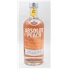 Image 1 : ABSOLUT PEACH PEACH FLAVORED VODKA 38% 750ML
