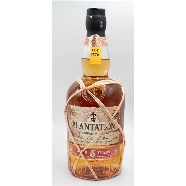 PLANTATION BARBADOS RUM AGED 5 YEARS 750ML 40%