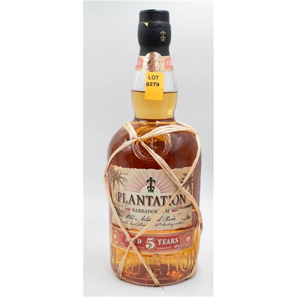 PLANTATION BARBADOS RUM AGED 5 YEARS 750ML 40%
