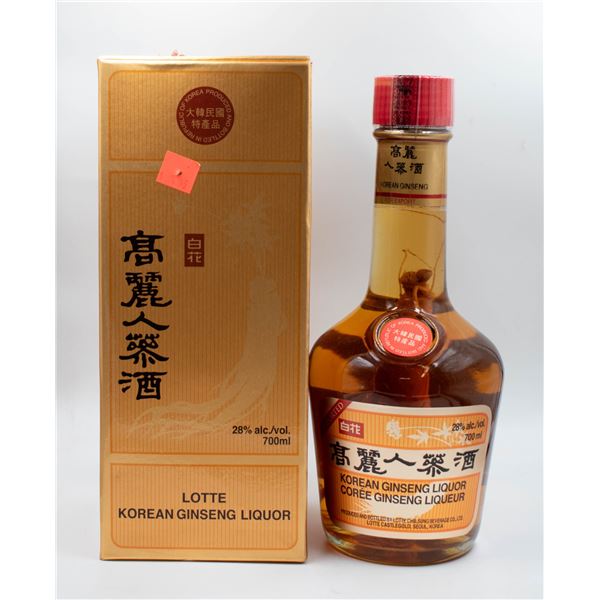 LOTTE KOREAN GINSENG LIQUOR 700ML 28%