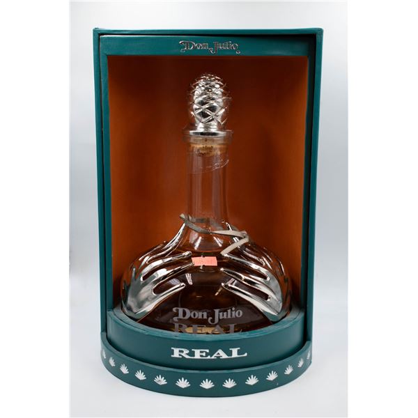 DON JULIO REAL TEQUILA ANEJO 100% DE AGAVE 750ML