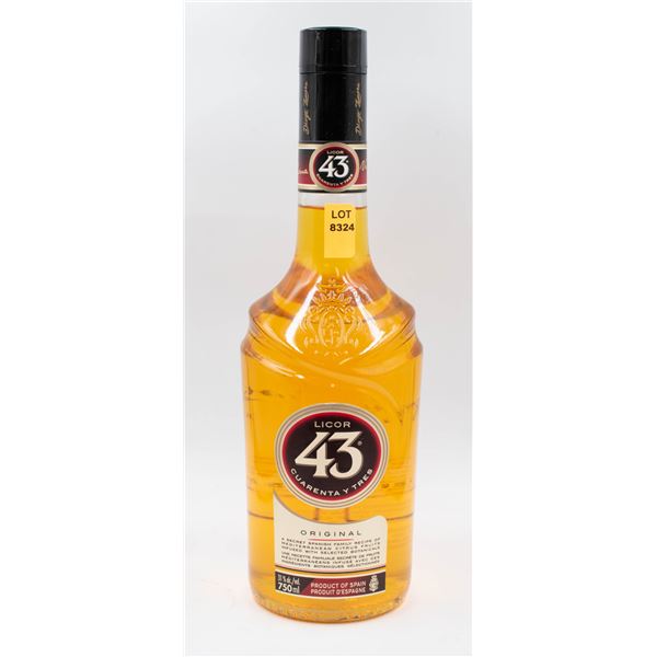 LICOR 43 CUARENTA Y TRES ORIGINAL 31% 750ML