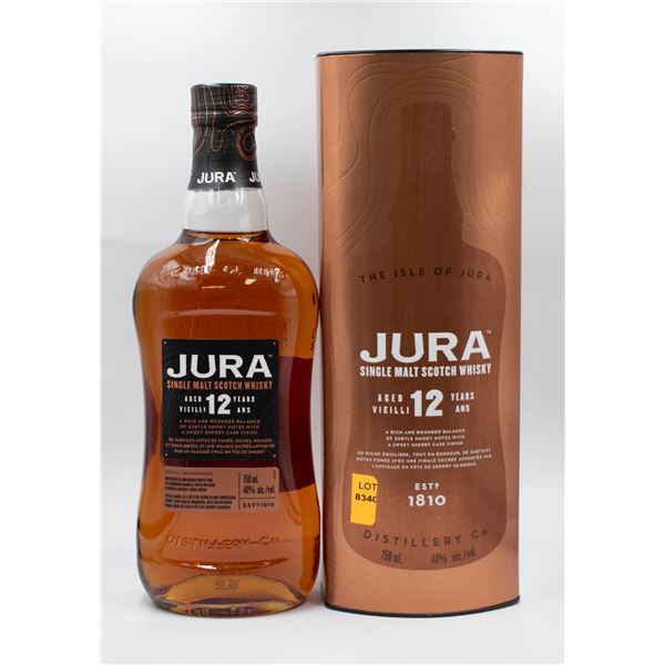 THE ISLE OF JURA SINGLE MALT SCOTCH WHISKY 12 YEAR