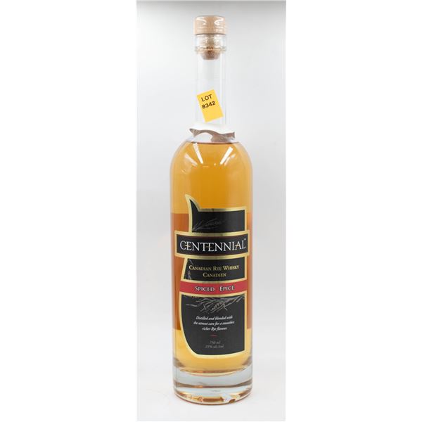 CENTENNIAL CANADIAN RYE WHISKY SPICED 750ML 35%