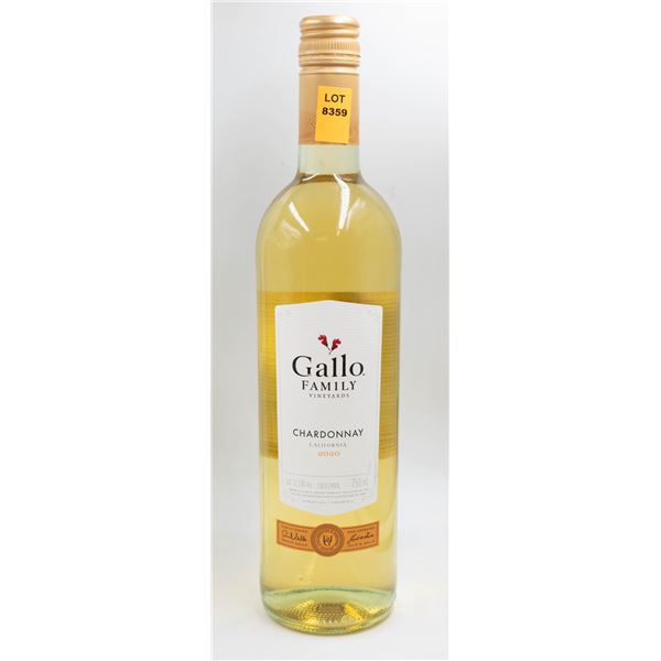 2020 GALLO FAMILY CHARDONNAY 750ML 12.5%