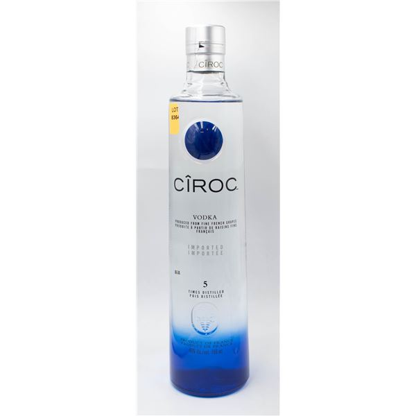 CIROC VODKA DISTILLED 5 TIMES 750ML 40%