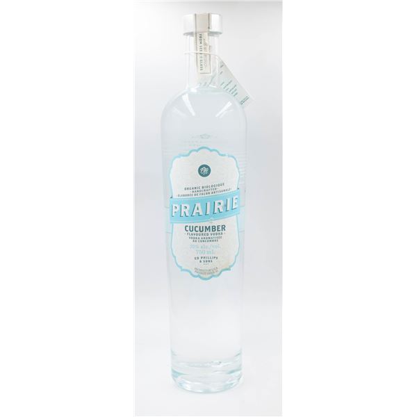 PRAIRIE CUCUMBER FLAVORED VODKA 750ML 35%